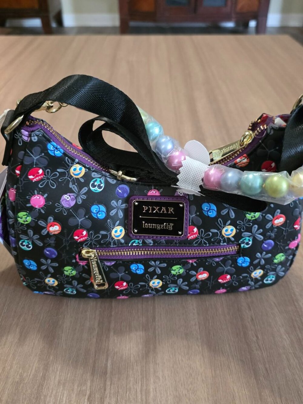 NWT Loungefly Inside Out 2 Core Memories Crossbody Bag, Textured - 2025